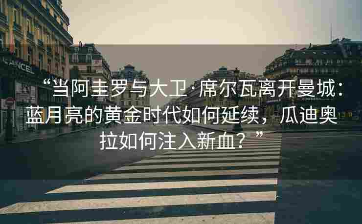 “当阿圭罗与大卫·席尔瓦离开曼城:蓝月亮的黄金时代如何延续,瓜迪奥拉如何注入新血?” “当阿圭罗与大卫·席尔瓦离开曼城:蓝月亮的黄金时代如何延续,瓜迪奥拉如何注入新血?”